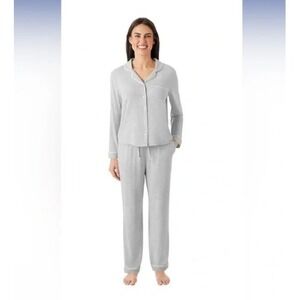 Member's Mark Womens Gray Pajama Set 2 PC‎ Sleepwear XXL| Cozy Gift Loungecore